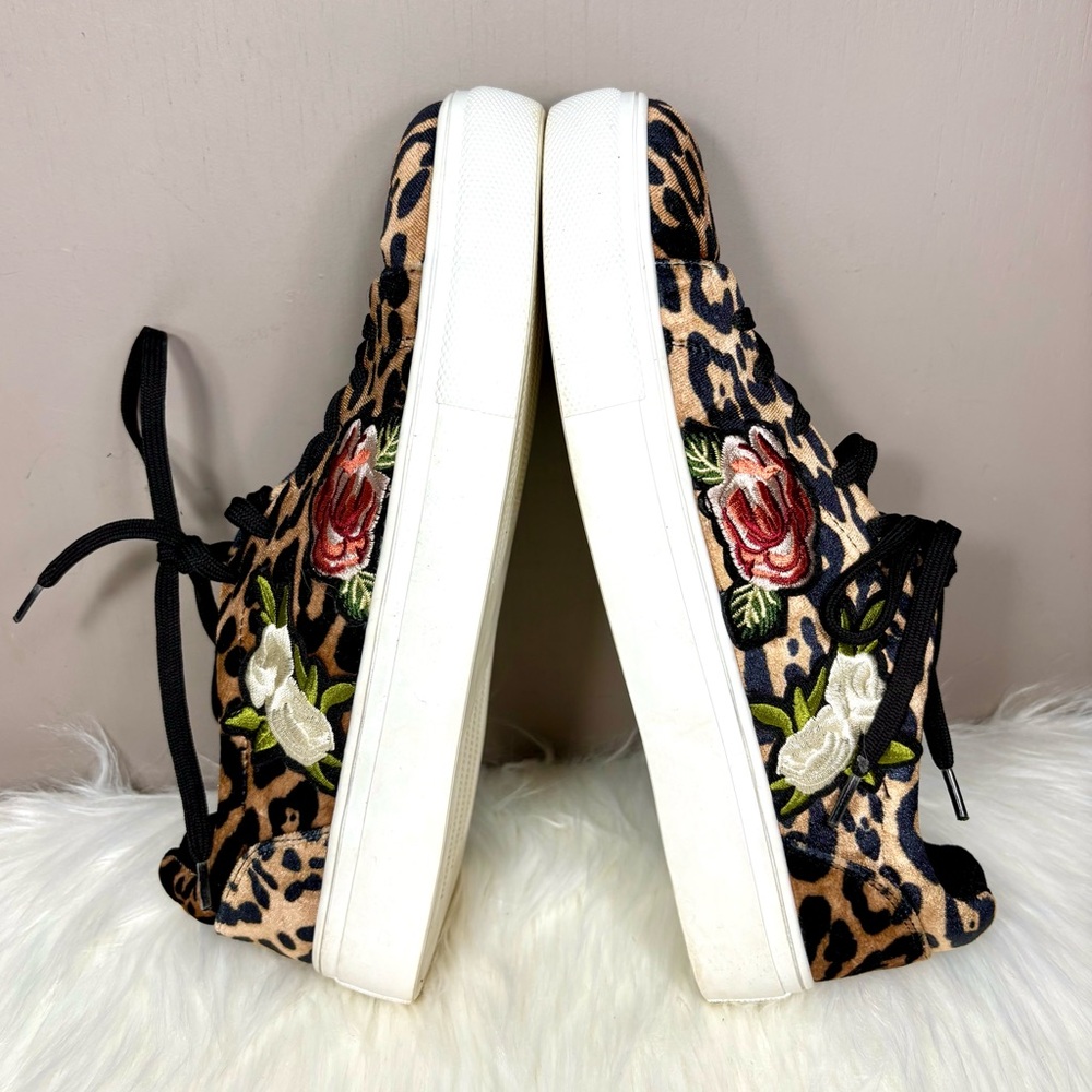 MADDEN GIRL Leopard Print Sneakers